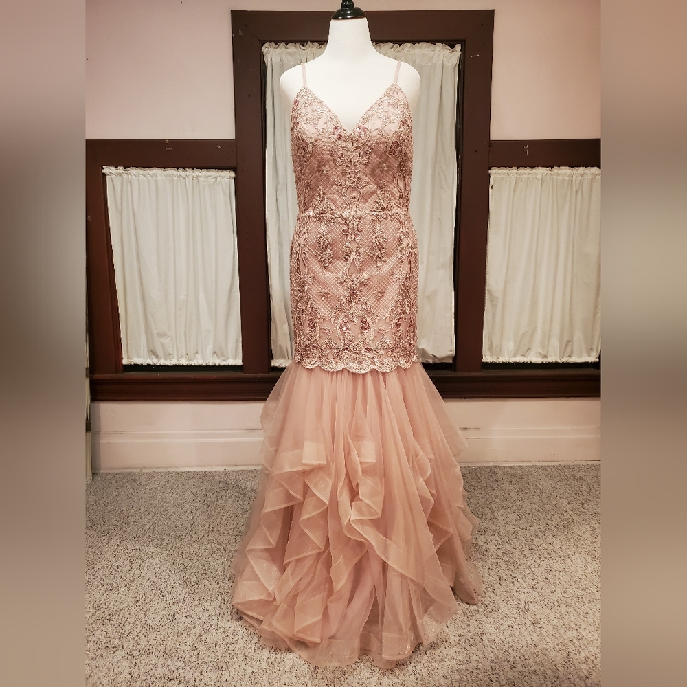 Antique Rose Lace Mermaid